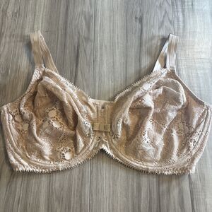 Chantelle Bra Nude Lace Full Coverage High Support 34H
